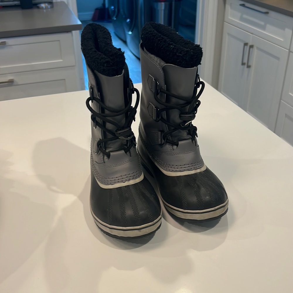 Kids Sorel boots.